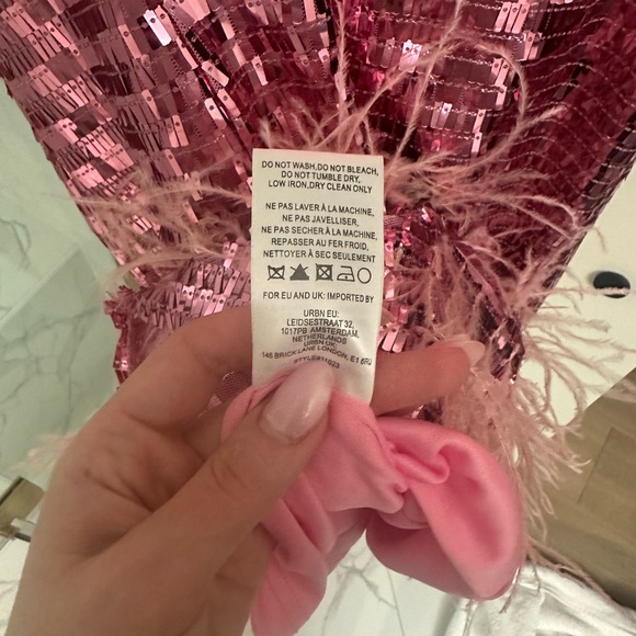 Anthropologie Sequin and Feather Dress - Picture 2 of 6